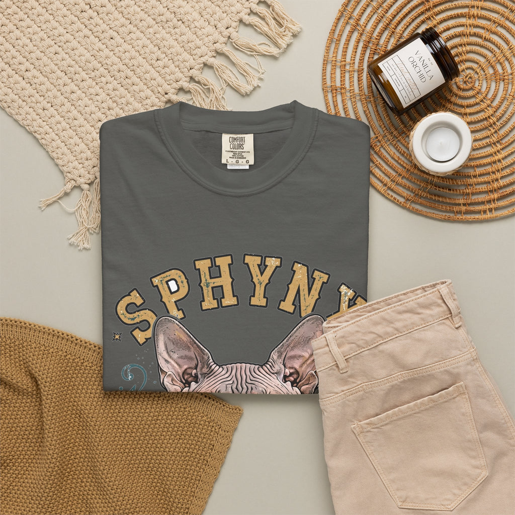 'Naked And Proud' Sphynx T-Shirt — alternate view