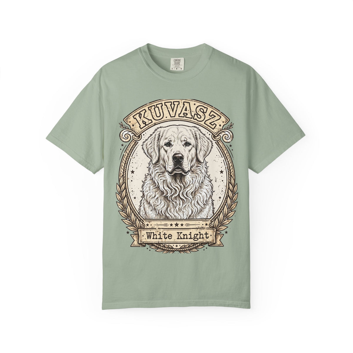 'White Knight' Kuvasz T-Shirt — alternate view