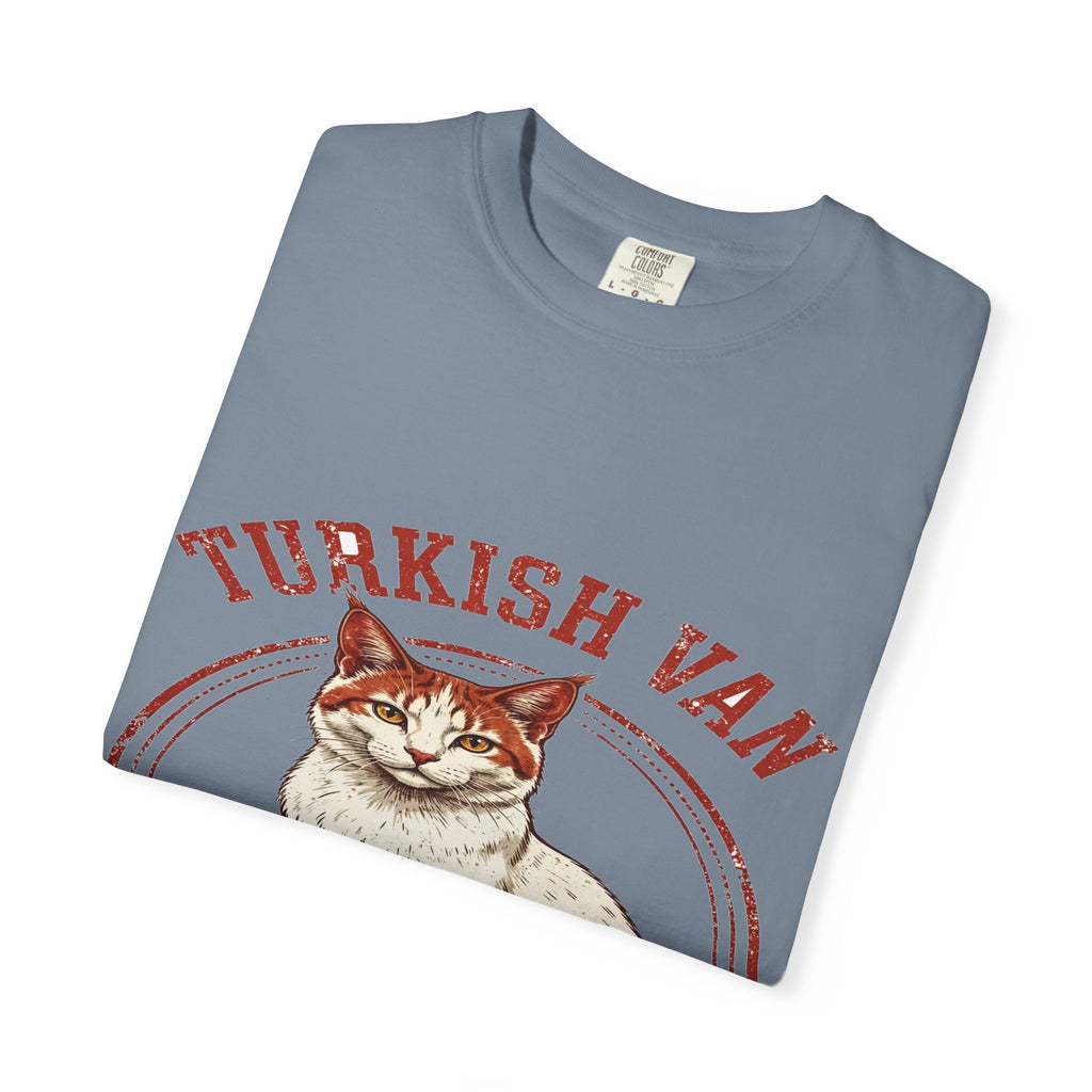 'Pool Party' Turkish Van Cat T-Shirt — alternate view