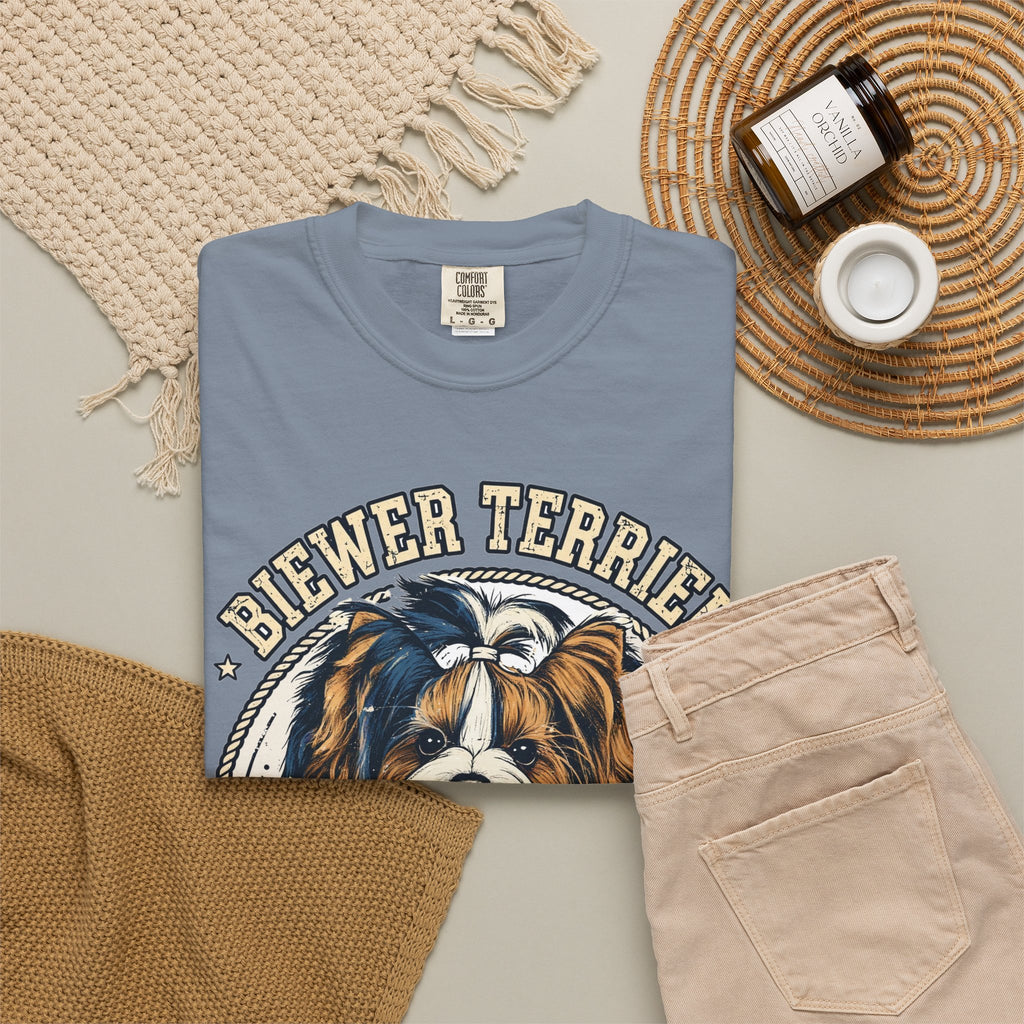 'Tiny Tricolor' Biewer Terrier T-Shirt — alternate view
