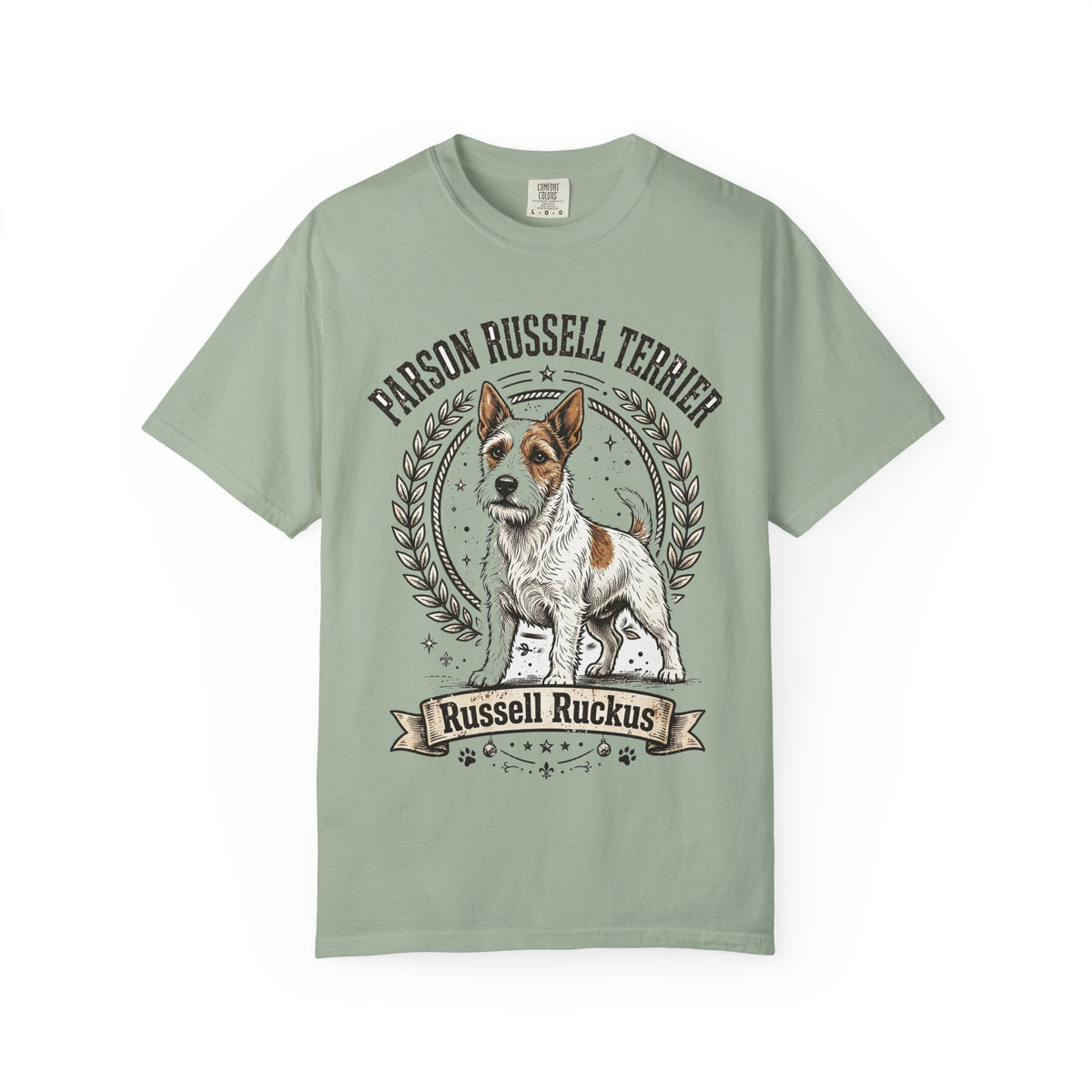 'Russell Ruckus' Parson Russell Terrier T-Shirt — alternate view