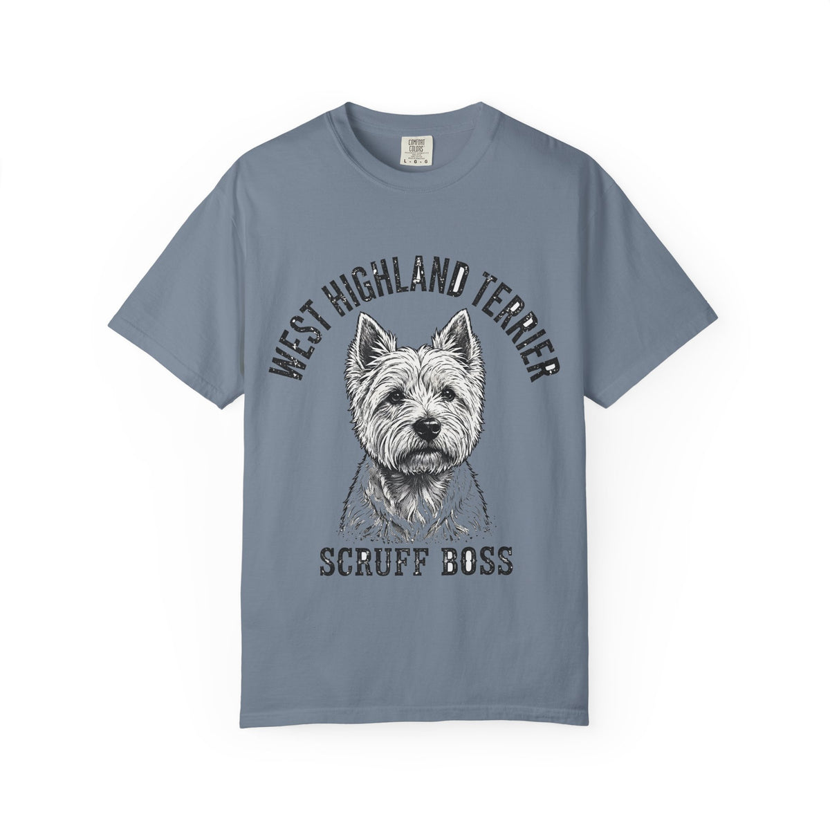 'Scruff Boss' West Highland Terrier T-Shirt — alternate view