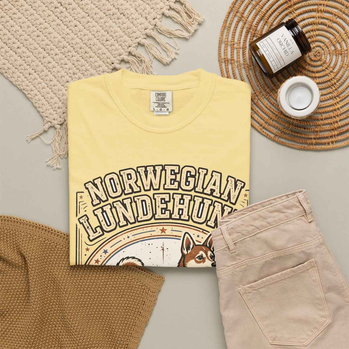 'Six-Toed Wonder' Norwegian Lundehund T-Shirt — alternate view