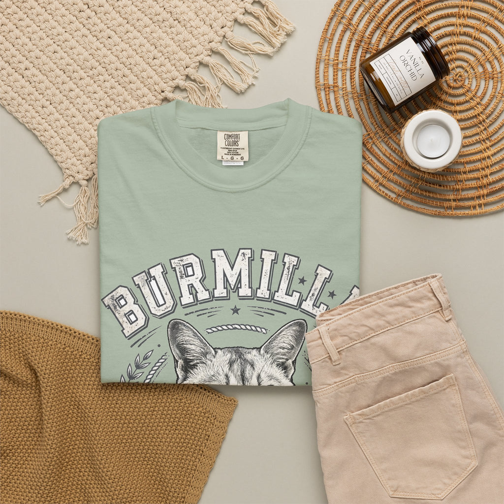 'Silver Lining' Burmilla Cat T-Shirt — alternate view