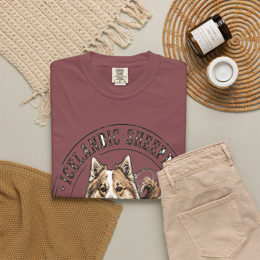 'Viking Vibes' Icelandic Sheepdog T-Shirt — alternate view