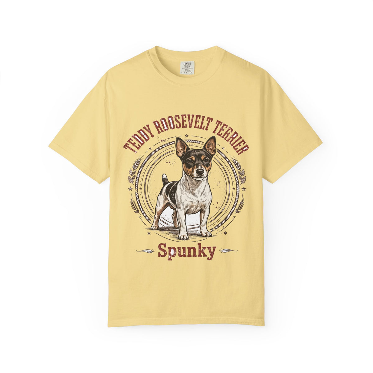 'Spunky' Teddy Roosevelt Terrier T-Shirt — alternate view