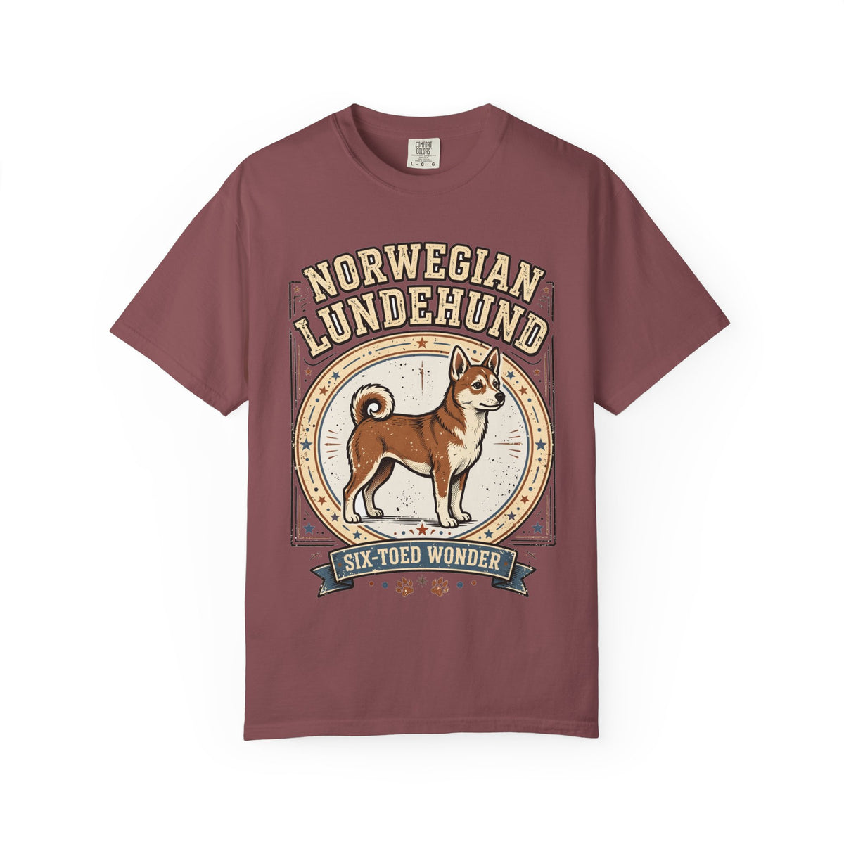 'Six-Toed Wonder' Norwegian Lundehund T-Shirt — alternate view