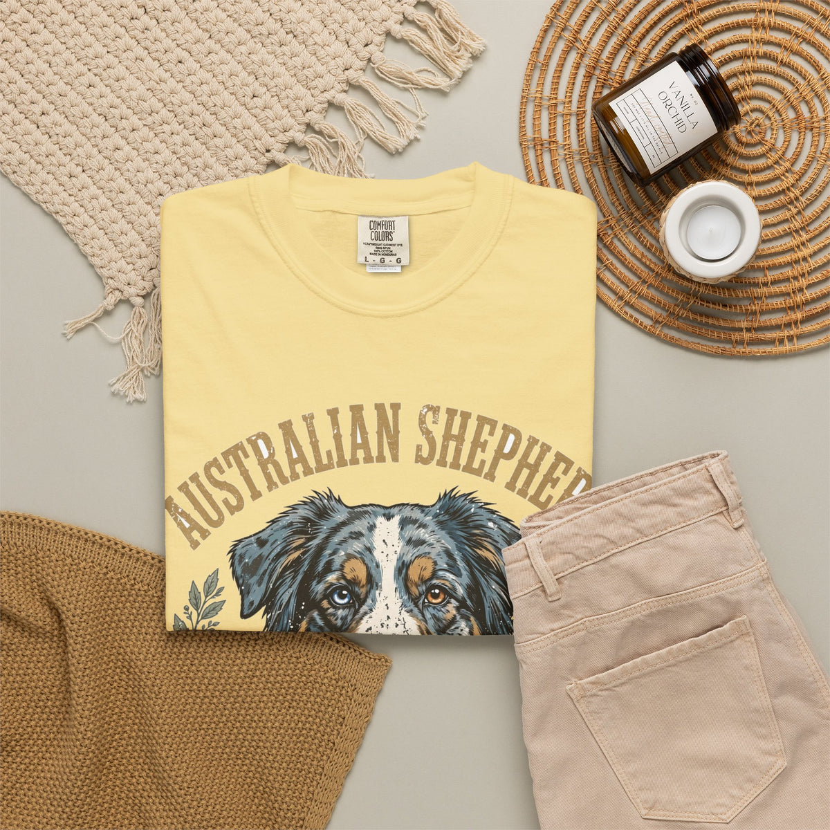 'Herding Hearts' Australian Shepherd T-Shirt — alternate view