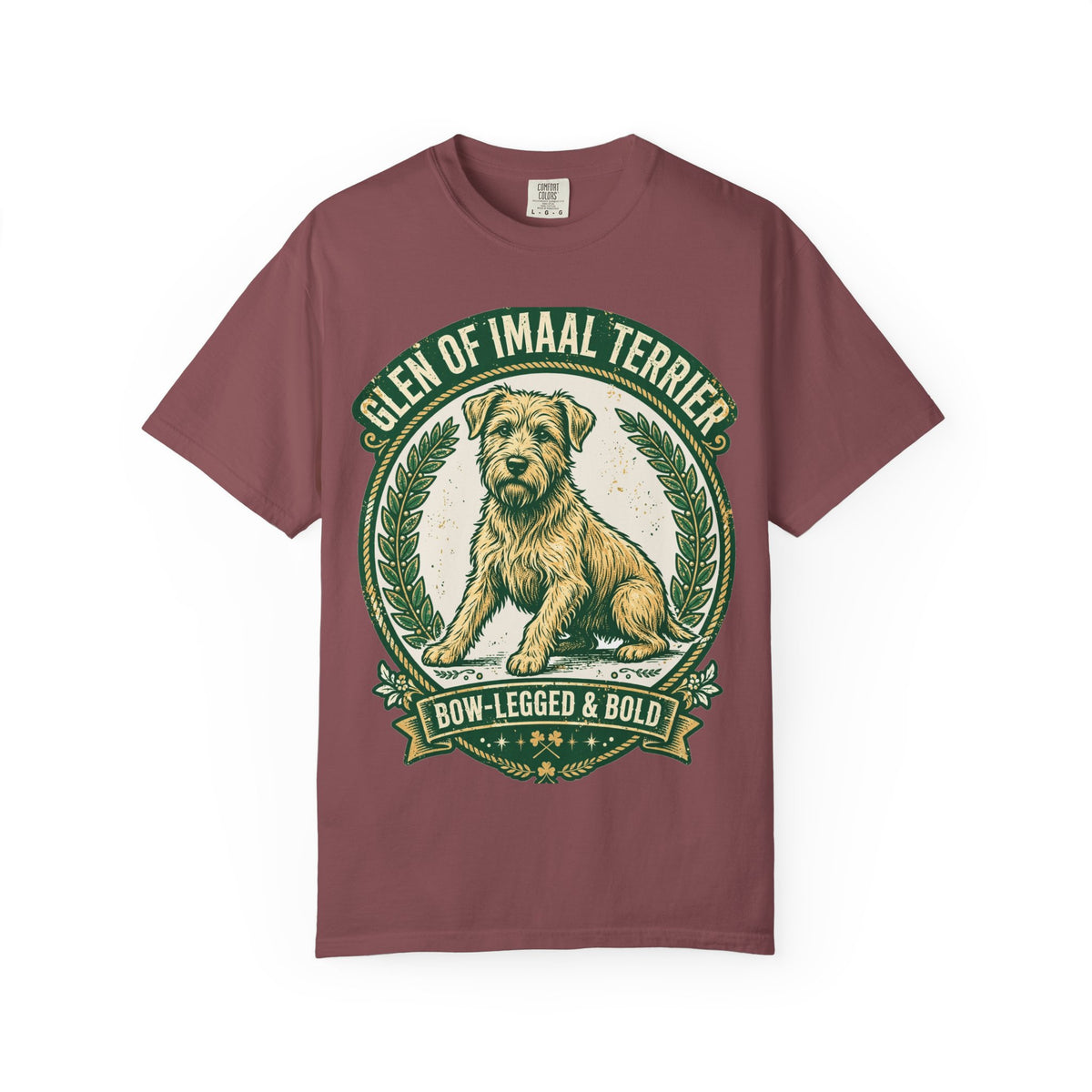 'of Imaal Bold' Glen of Imaal Terrier T-Shirt — alternate view