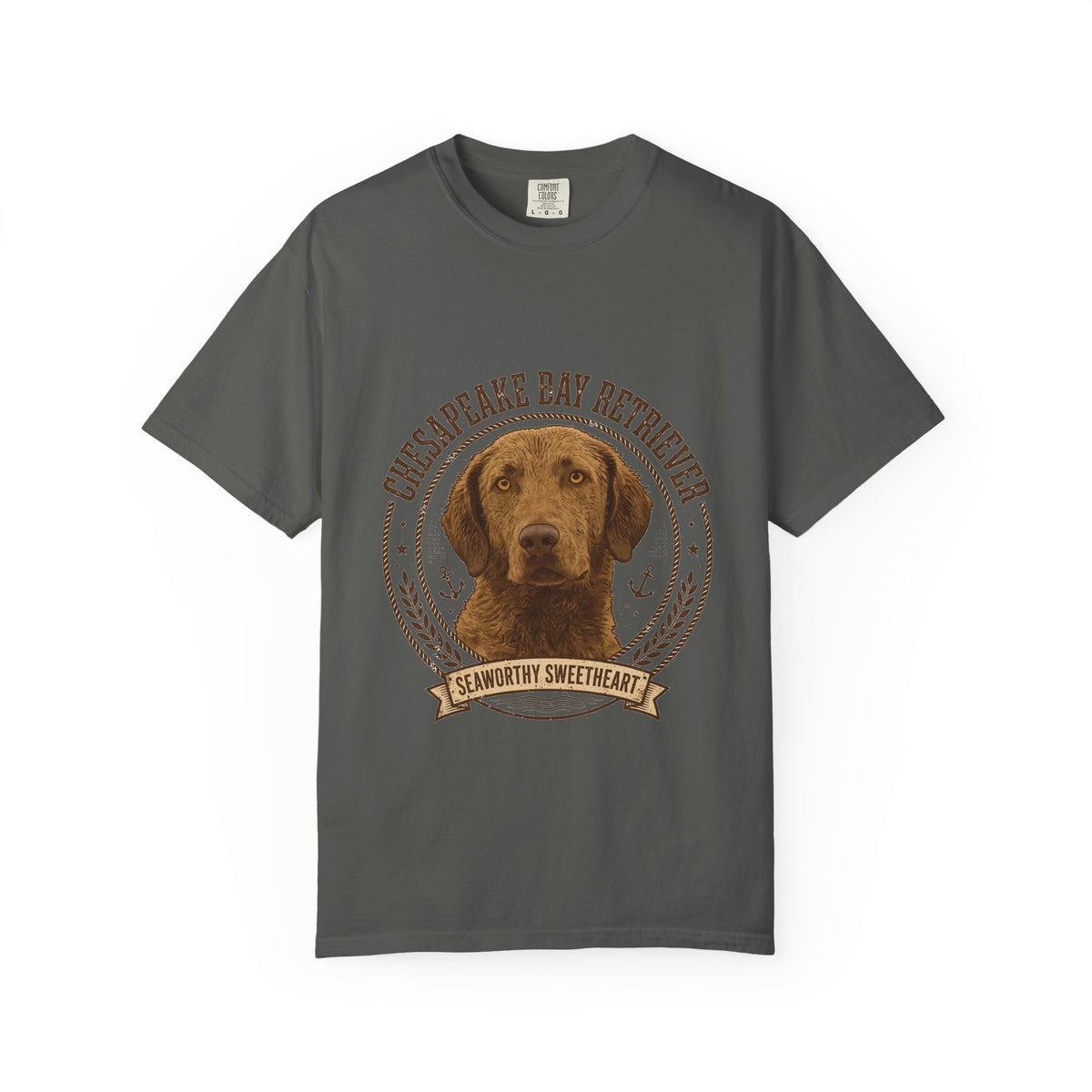 'Seaworthy Sweetheart' Chesapeake Bay Retriever T-Shirt — alternate view
