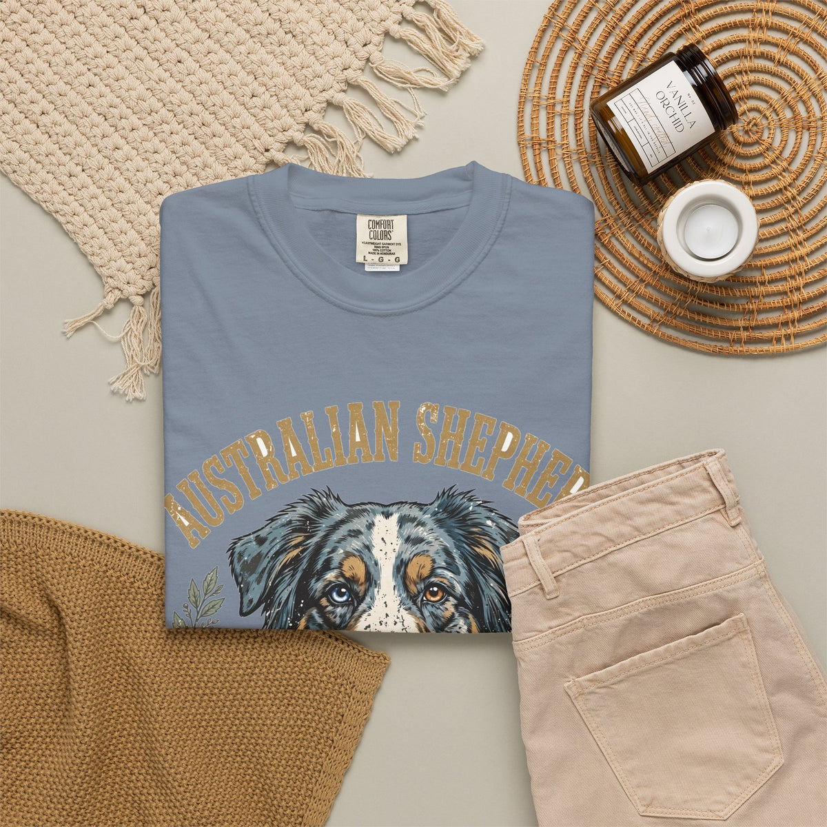 'Herding Hearts' Australian Shepherd T-Shirt — alternate view