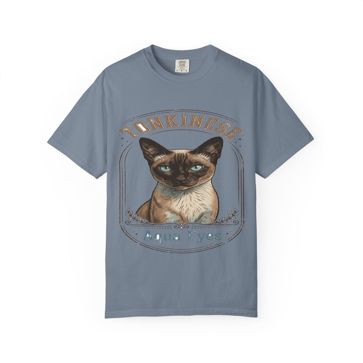 'Aqua Eyes' Tonkinese Cat T-Shirt — alternate view