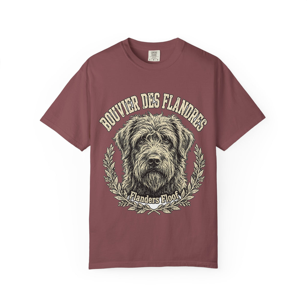 'Flanders Floof' Bouvier des Flandres T-Shirt — alternate view