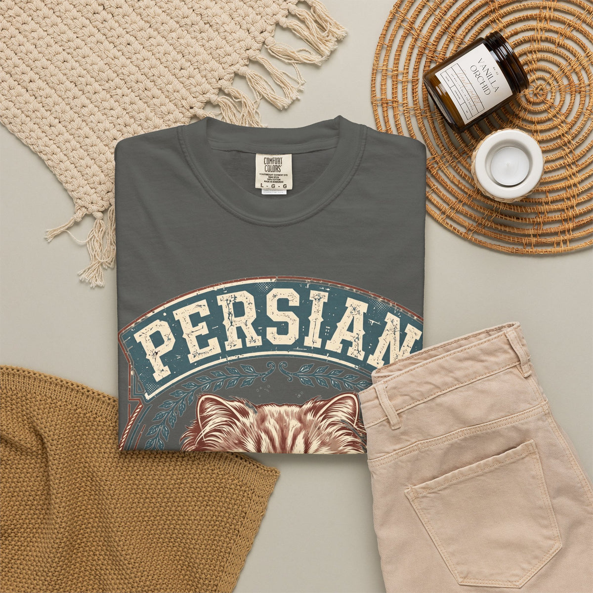'Floof Royalty' Persian T-Shirt — alternate view