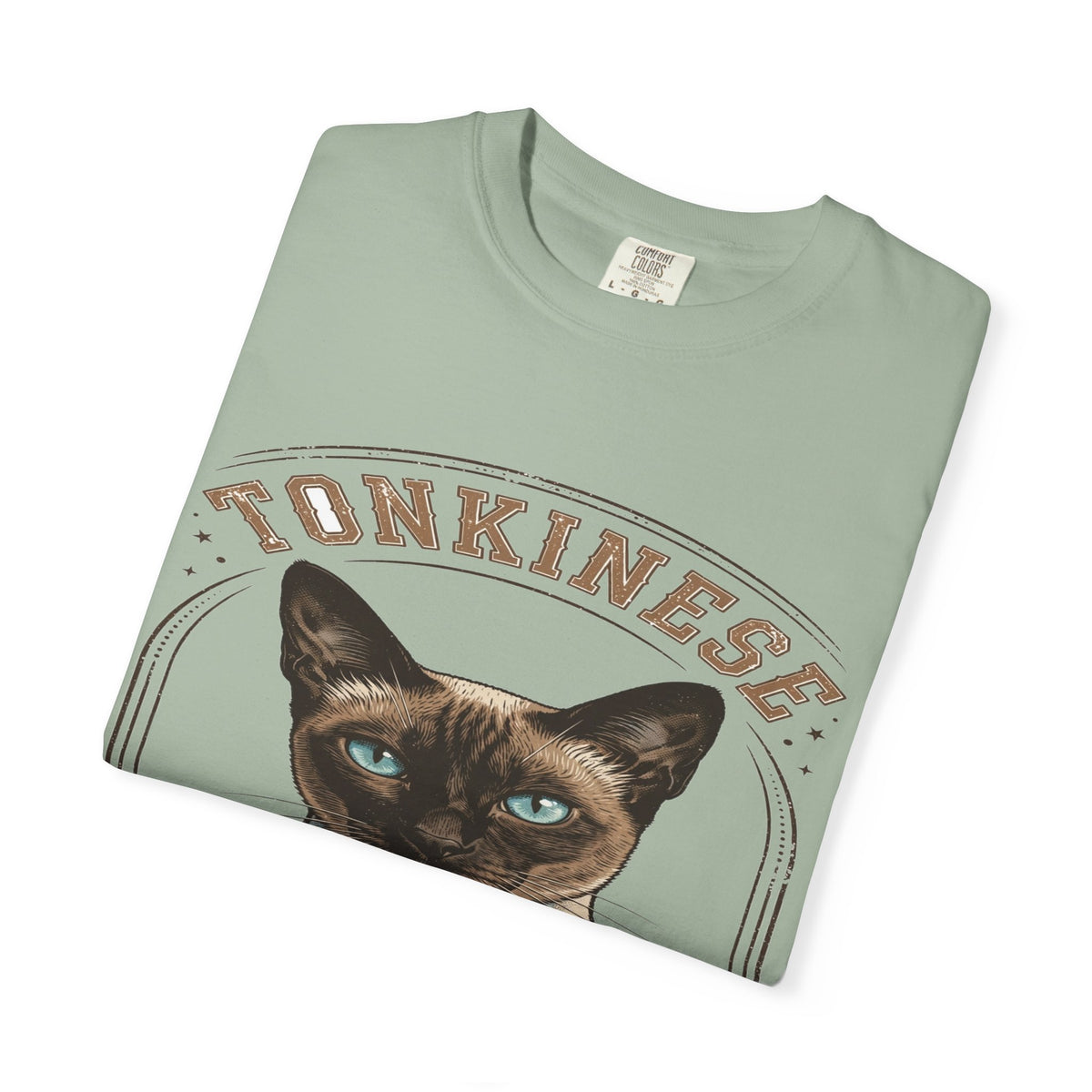 'Aqua Eyes' Tonkinese Cat T-Shirt — alternate view