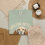 'Feathered & Fabulous' English Setter T-Shirt — alternate view