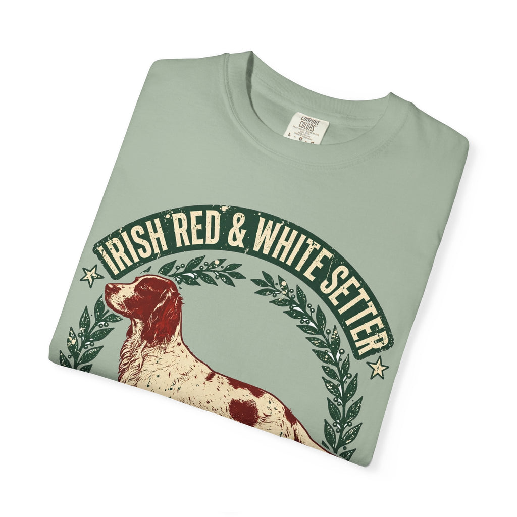 'Red White Fetch' Irish Red and White Setter T-Shirt — alternate view