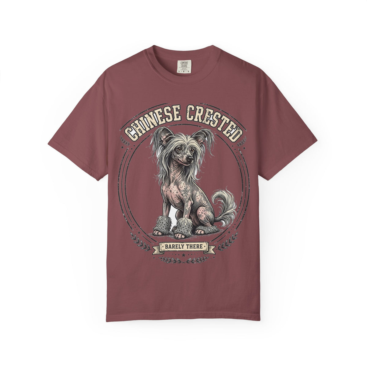 'Barely There' Chinese Crested T-Shirt — alternate view