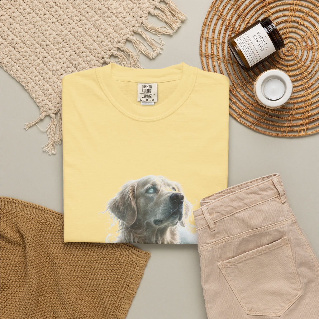 Golden Retriever Spooky Ghost Halloween Tee