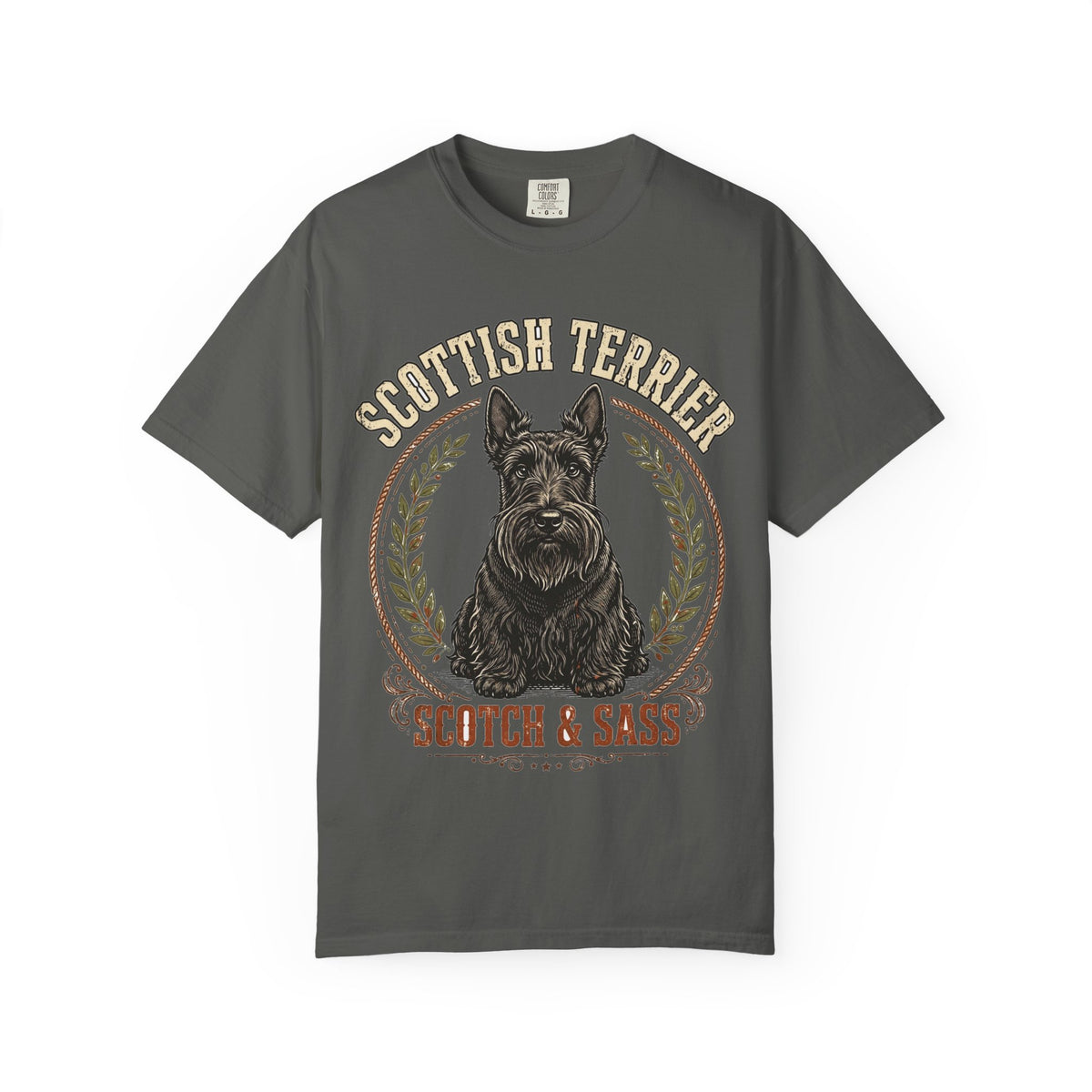 'Scotch & Sass' Scottish Terrier T-Shirt — alternate view