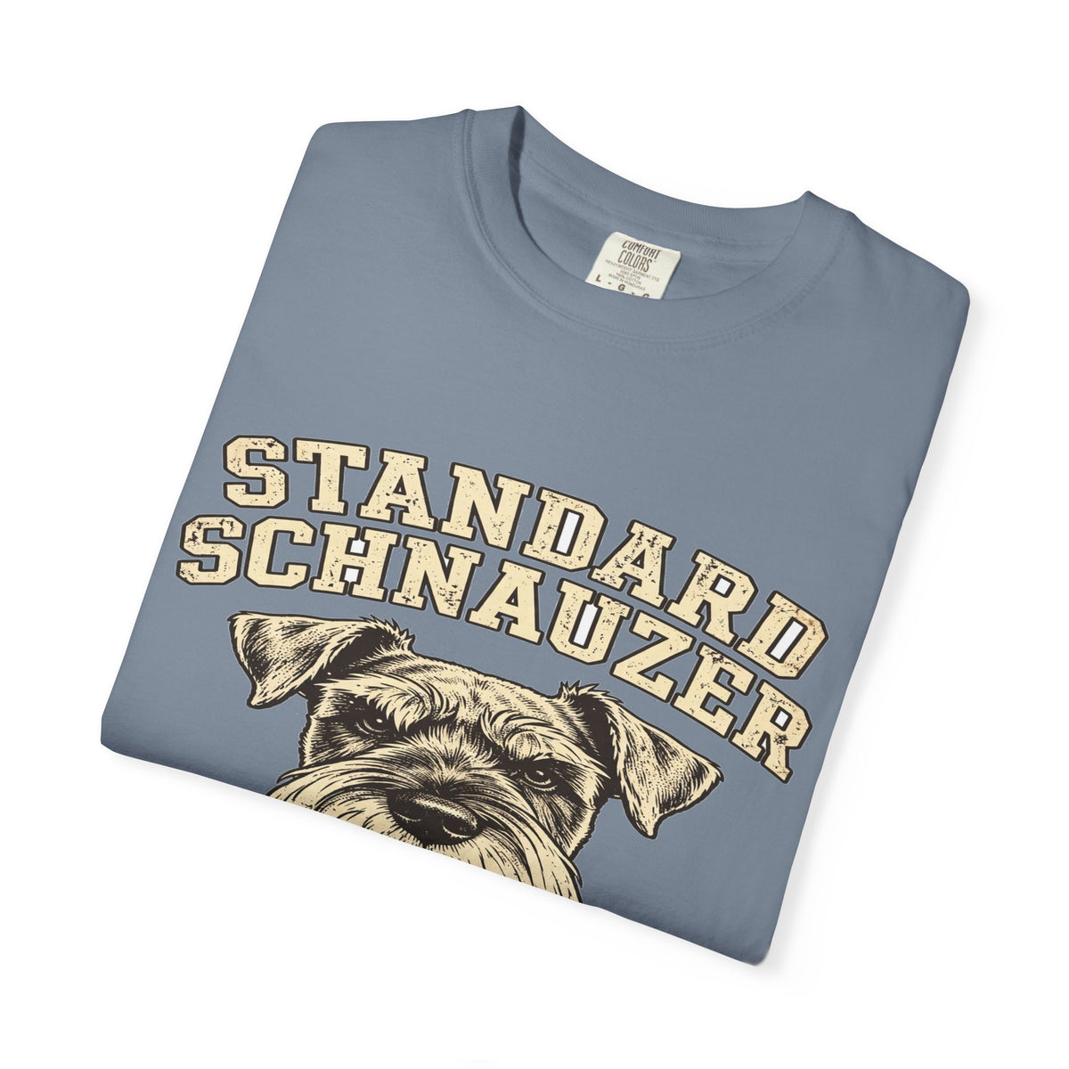 'Bearded & Bold' Standard Schnauzer T-Shirt — alternate view
