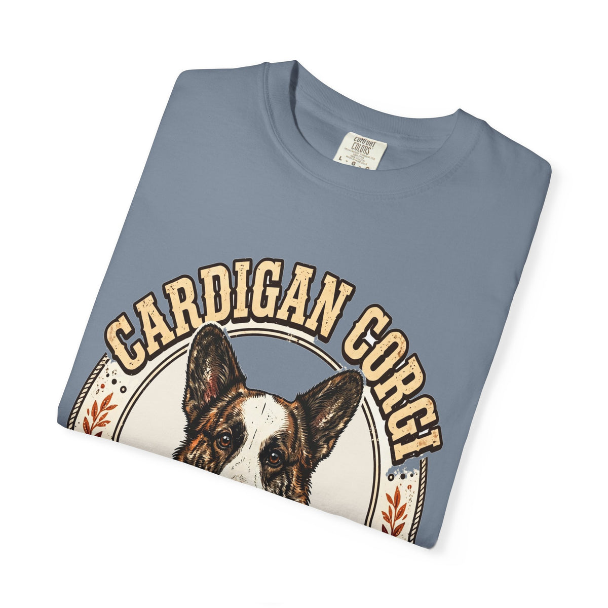 'Corgi Long Low Legend Cardigan' Cardigan Welsh Corgi T-Shirt — alternate view