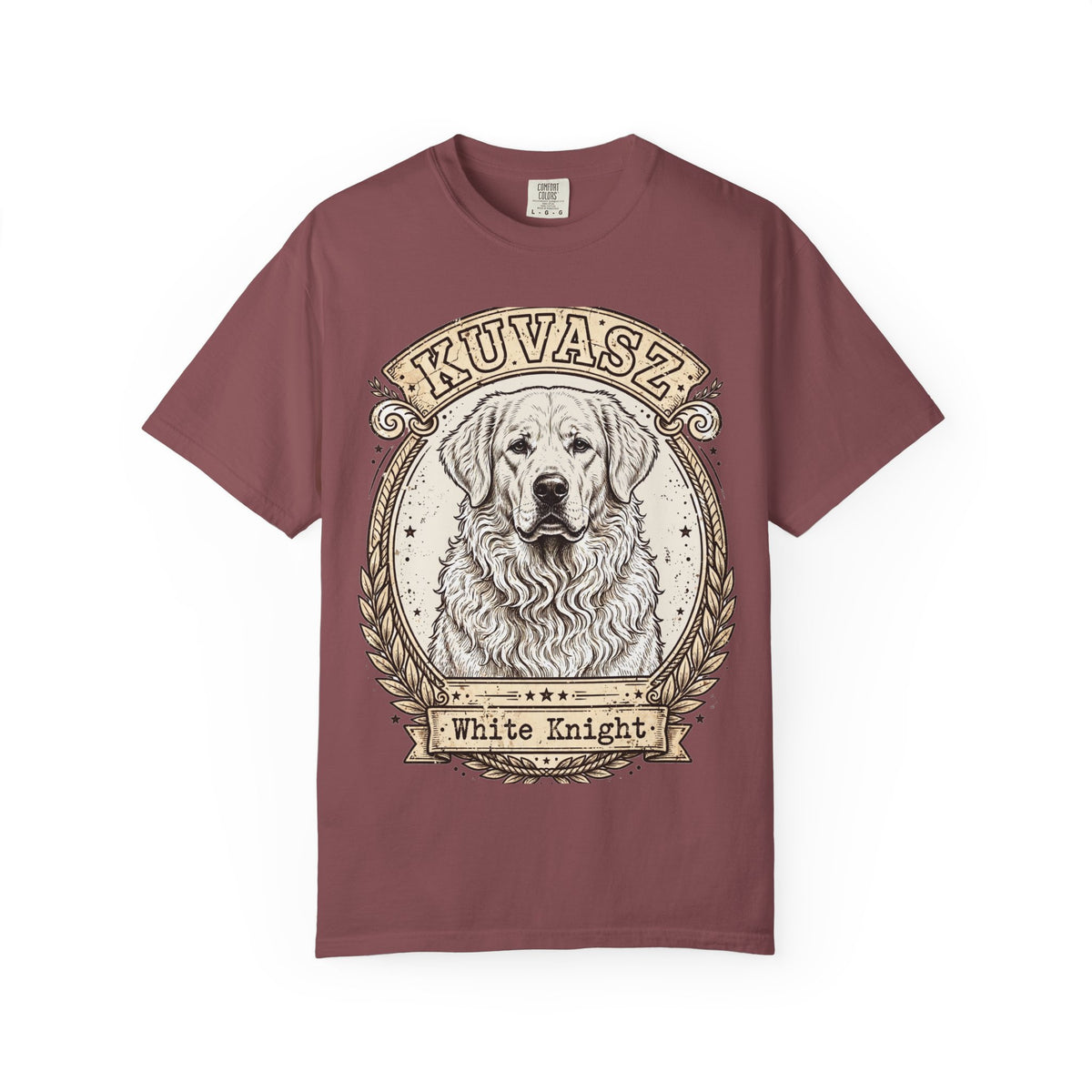 'White Knight' Kuvasz T-Shirt — alternate view