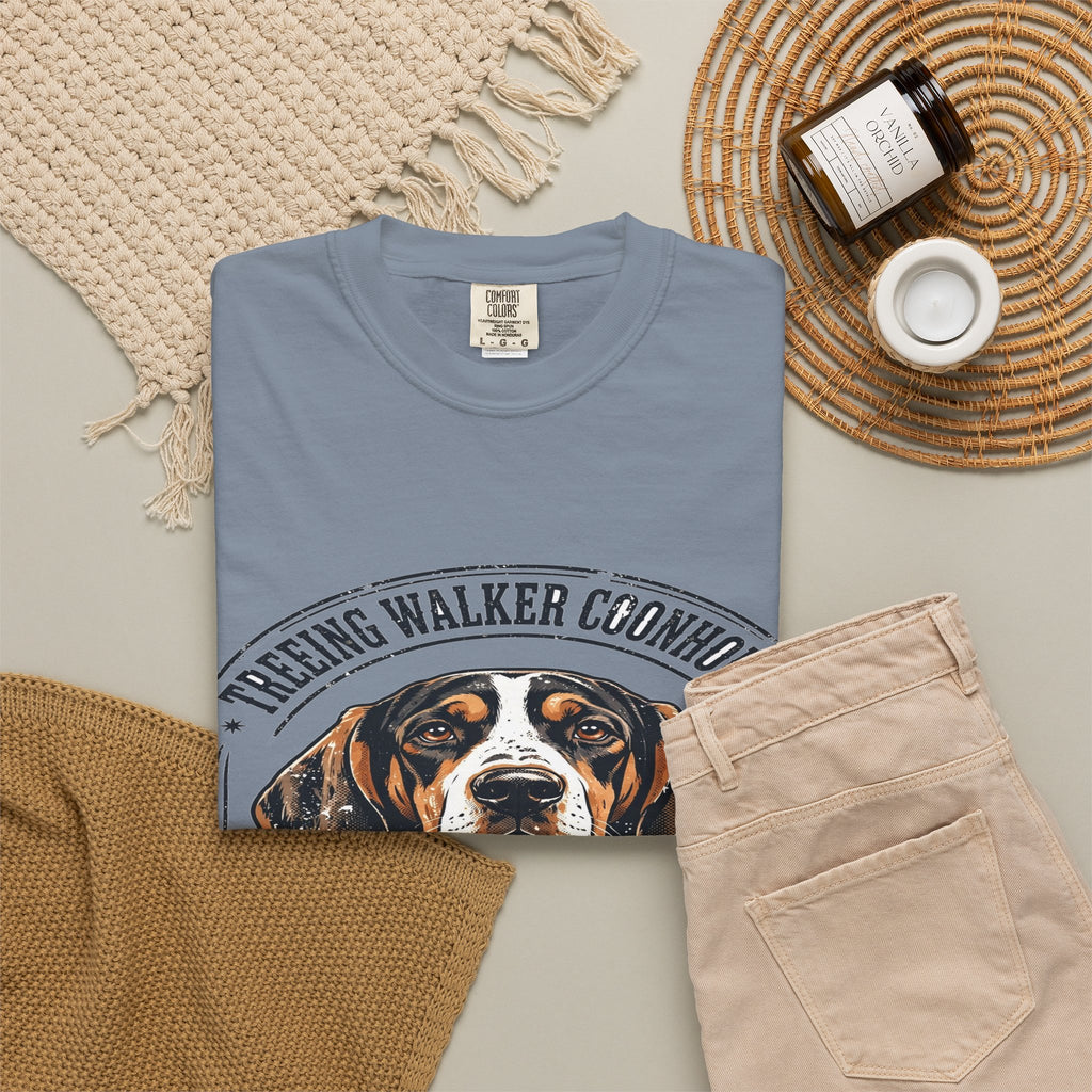 'Born To Bay' Treeing Walker Coonhound T-Shirt — alternate view