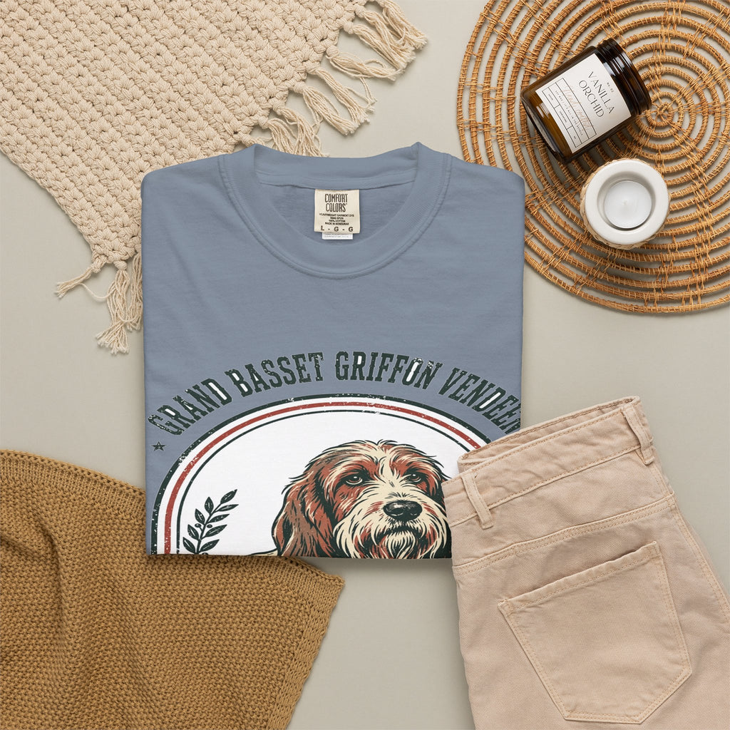 'Shaggy' Grand Basset Griffon Vendeen T-Shirt — alternate view