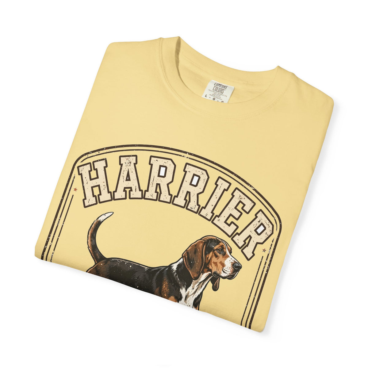 'Hunt Long, Snuggle Longer' Harrier T-Shirt — alternate view