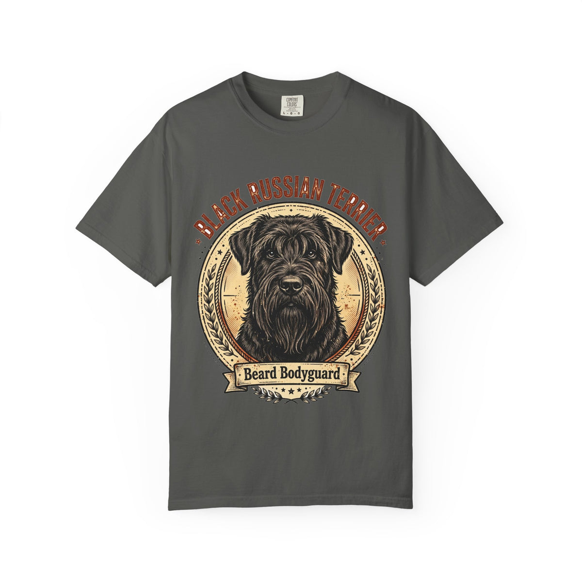 Black Russian Terrier Beard Bodyguard Tee