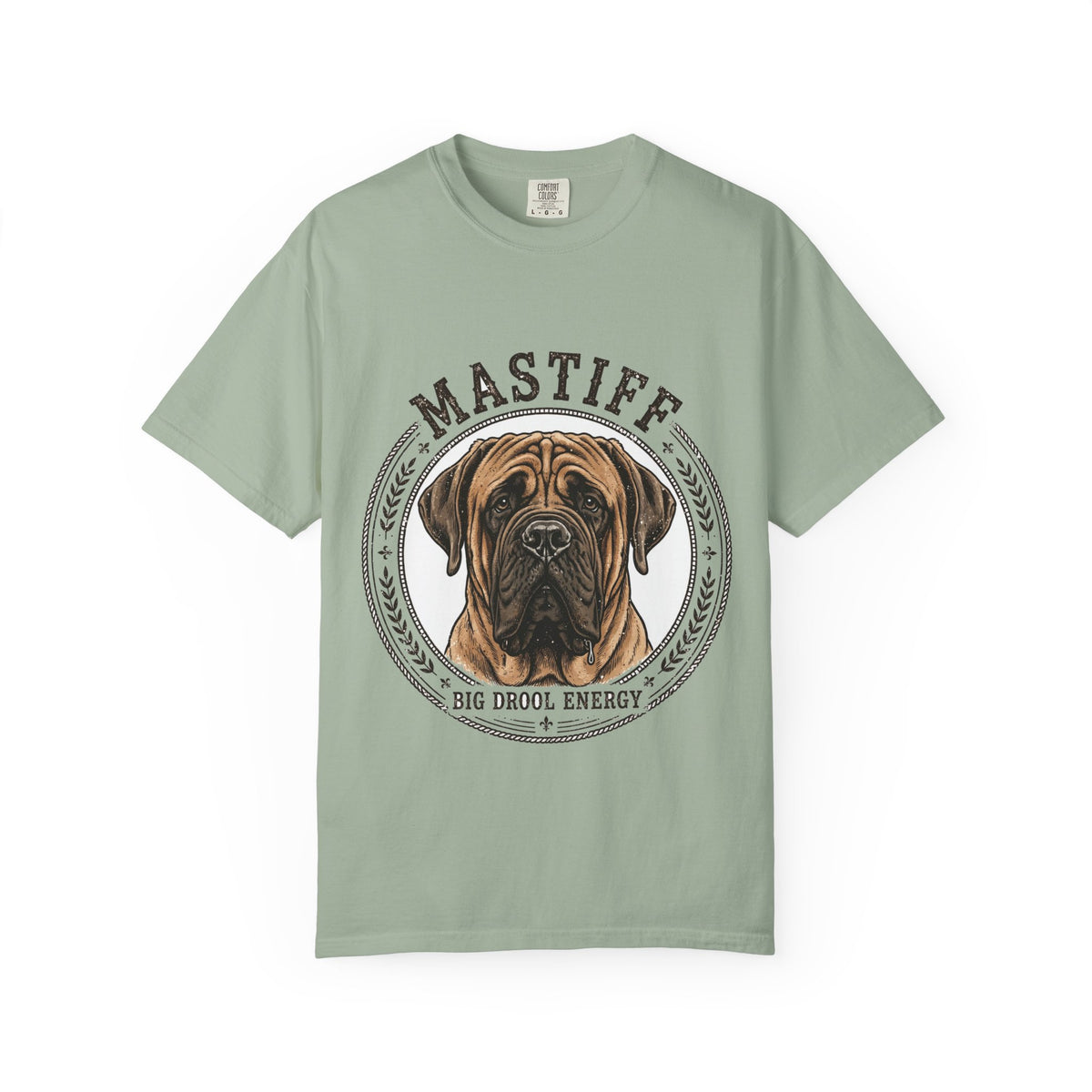 'Big Drool Energy' Mastiff T-Shirt — alternate view