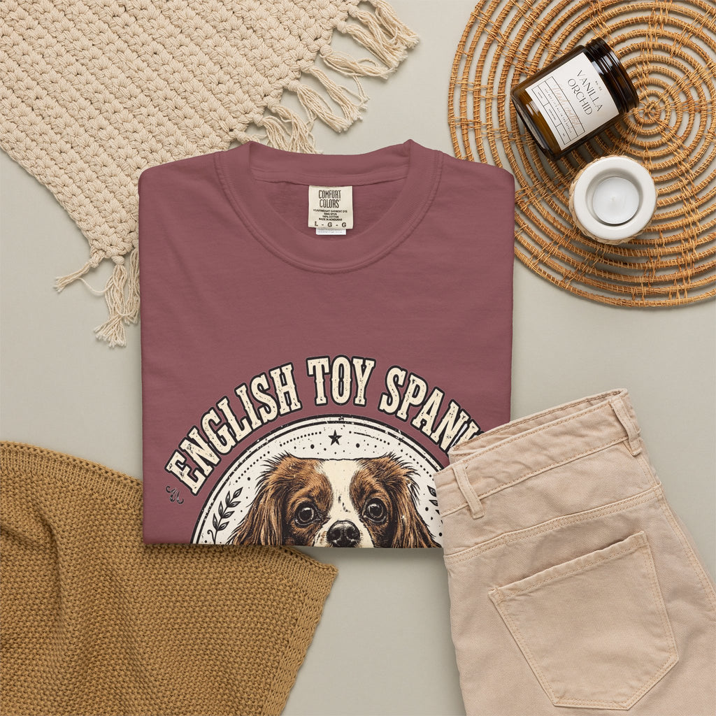 'Lap Royalty' English Toy Spaniel T-Shirt — alternate view