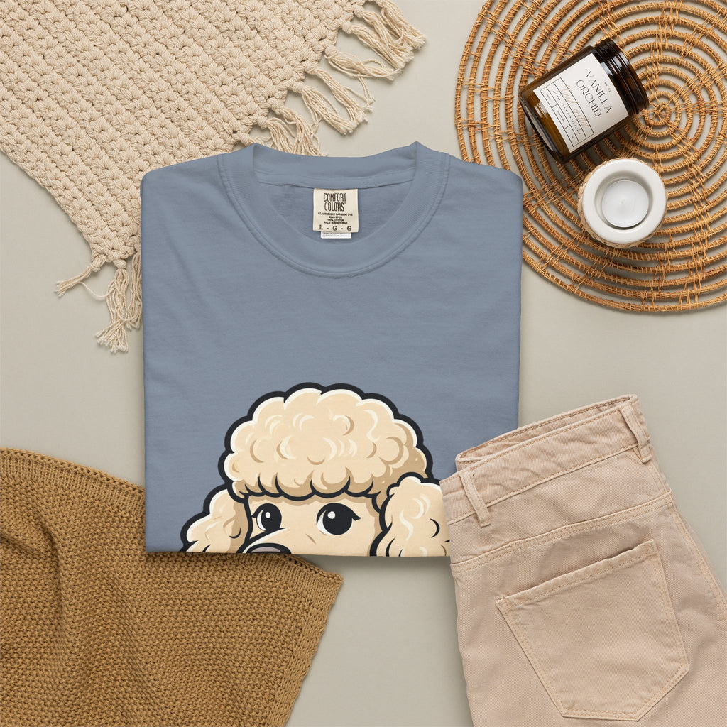 'Mullet Poodle' Poodle T-Shirt — alternate view