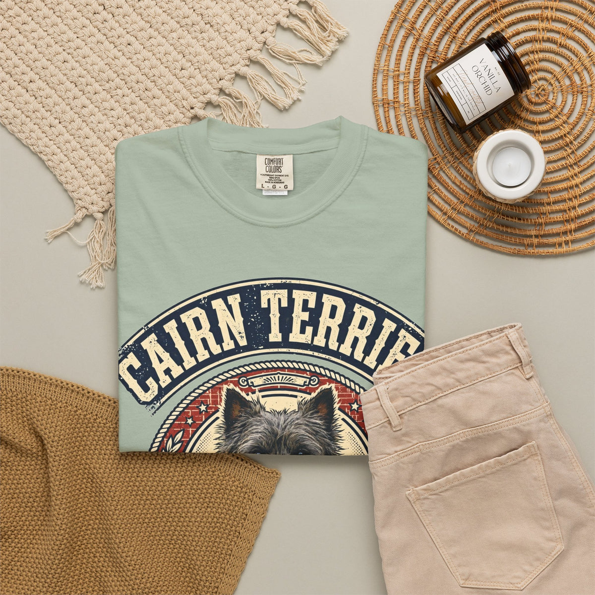 'Little Lionheart' Cairn Terrier T-Shirt — alternate view