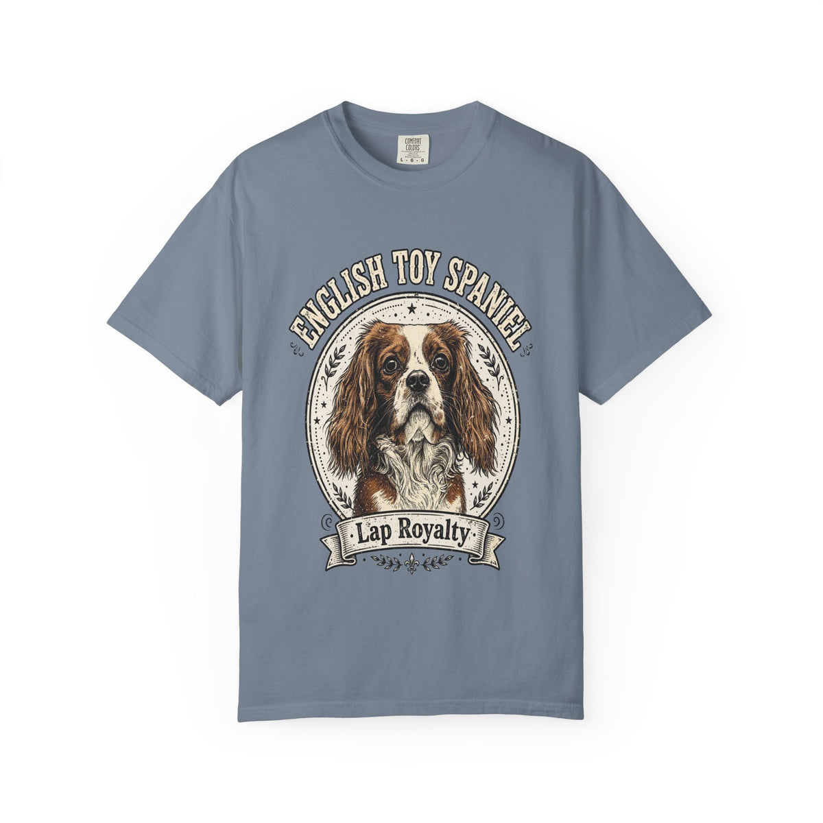 'Lap Royalty' English Toy Spaniel T-Shirt — alternate view