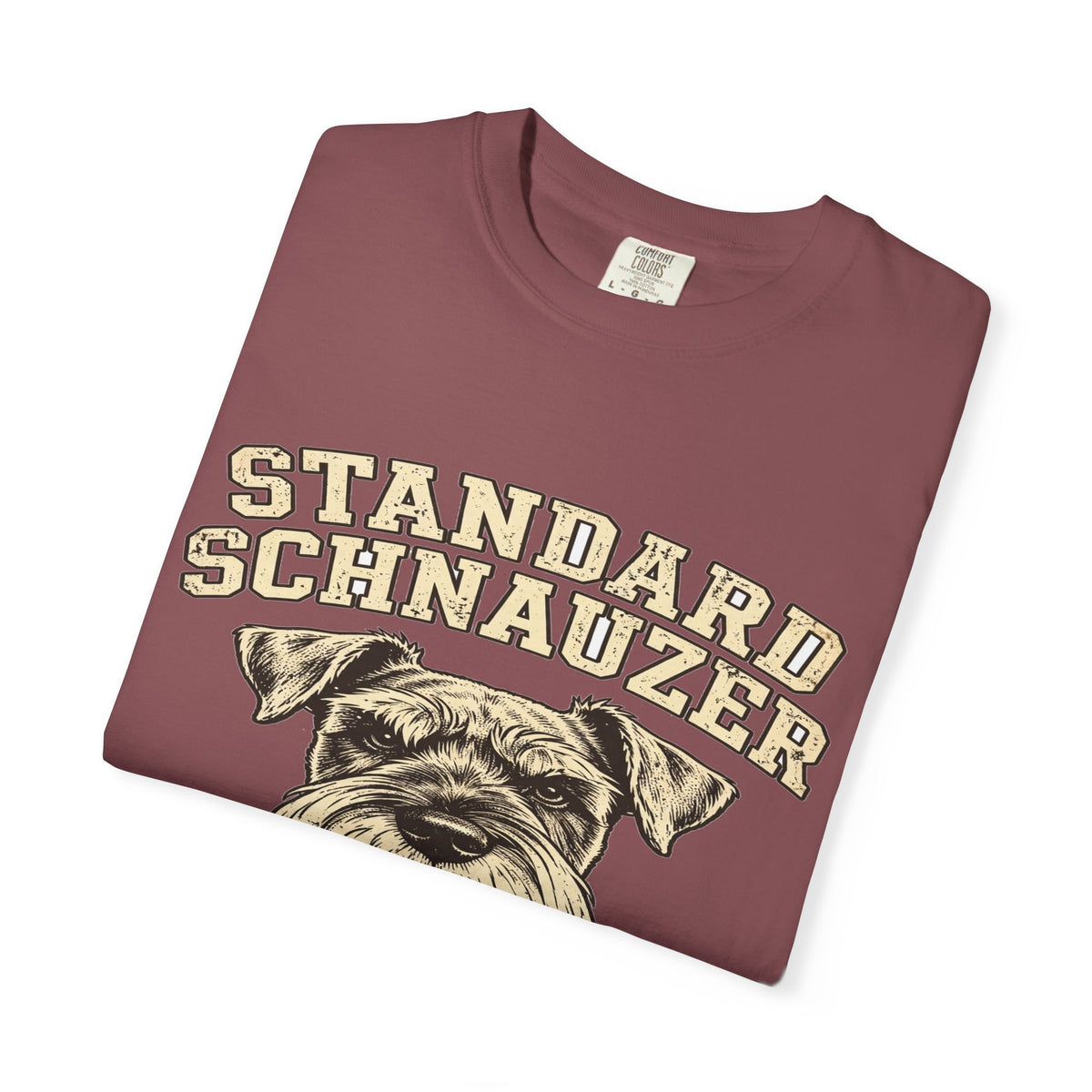'Bearded & Bold' Standard Schnauzer T-Shirt — alternate view