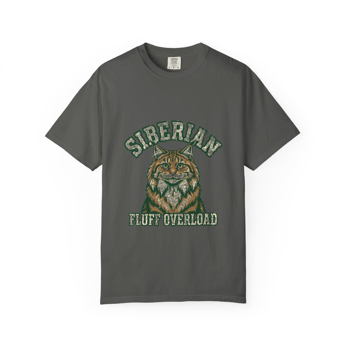 'Fluff Overload Siberian' Siberian T-Shirt — alternate view