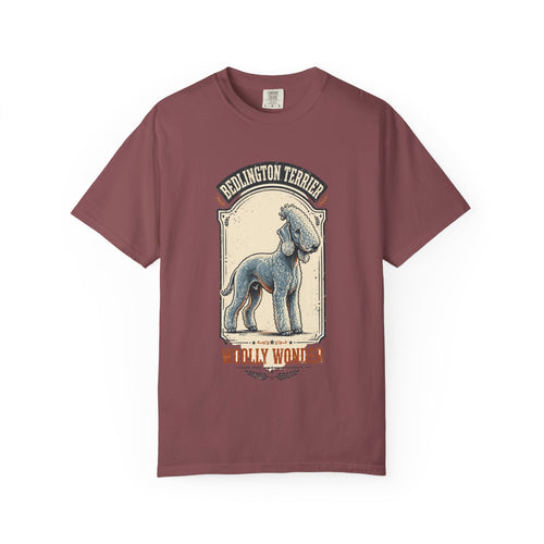 'Woolly Wonder' Bedlington Terrier T-Shirt — alternate view