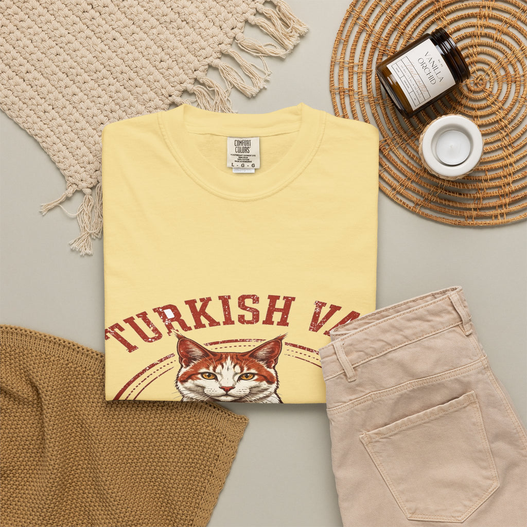 'Pool Party' Turkish Van Cat T-Shirt — alternate view