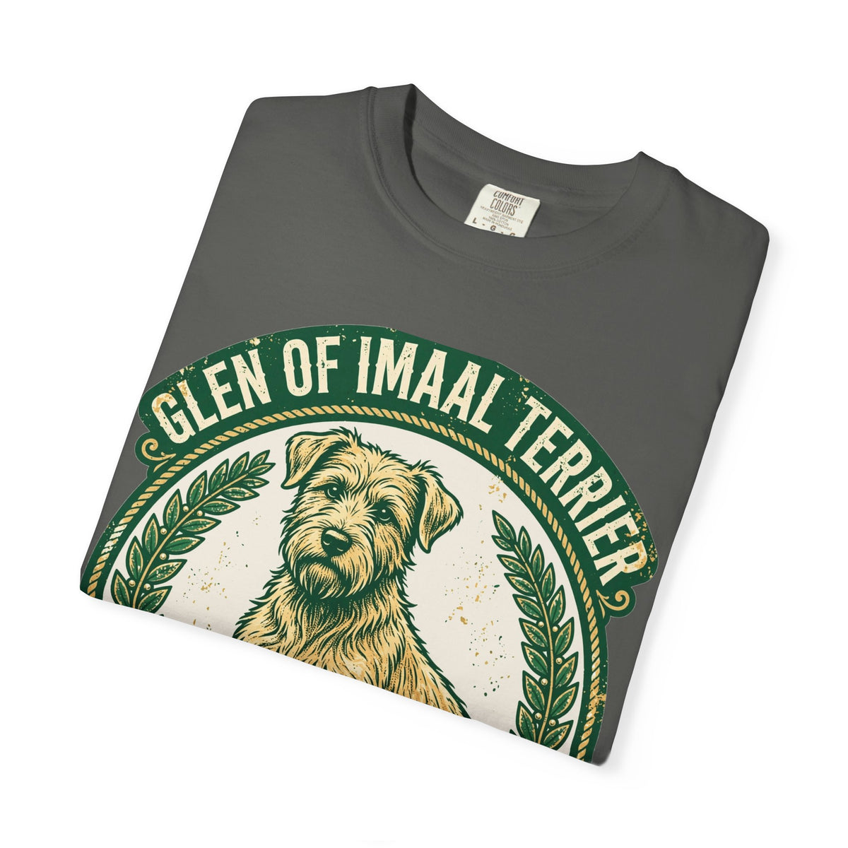'of Imaal Bold' Glen of Imaal Terrier T-Shirt — alternate view