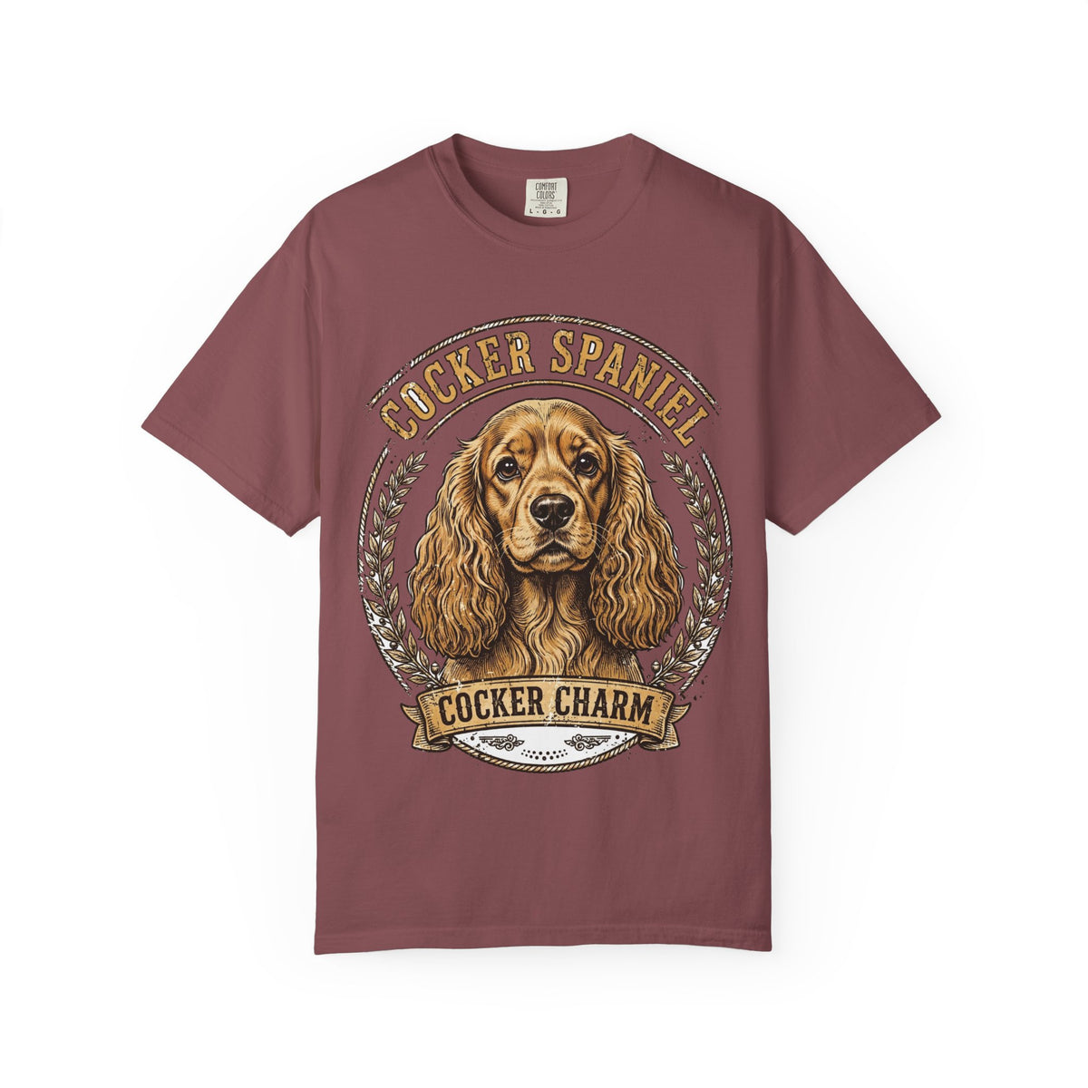 'Cocker Charm' Cocker Spaniel Cocker Charm T-Shirt — alternate view