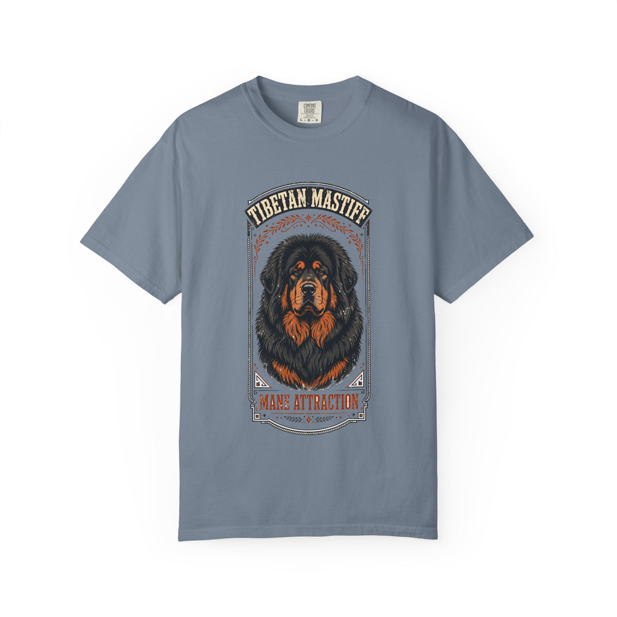 'Mane Attraction' Tibetan Mastiff T-Shirt — alternate view