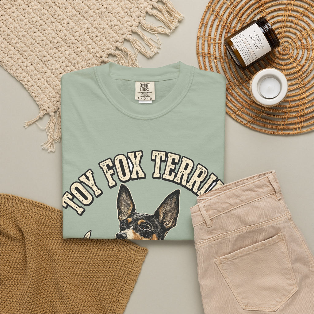 'Toy Tornado' Toy Fox Terrier T-Shirt — alternate view
