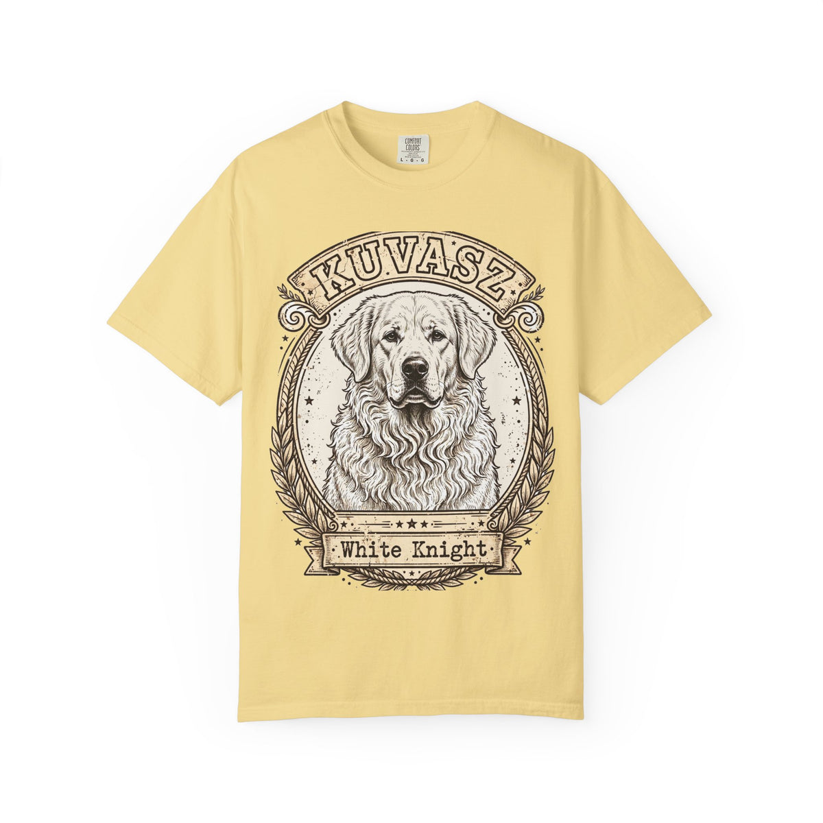 'White Knight' Kuvasz T-Shirt — alternate view