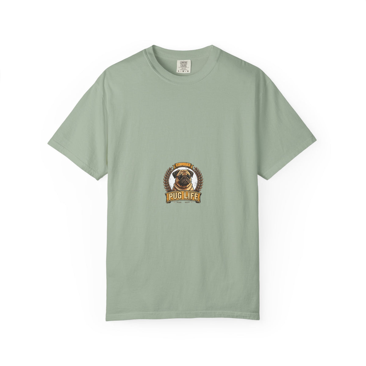 'Pugglee Vintage Dog Graphic' Pug T-Shirt — alternate view