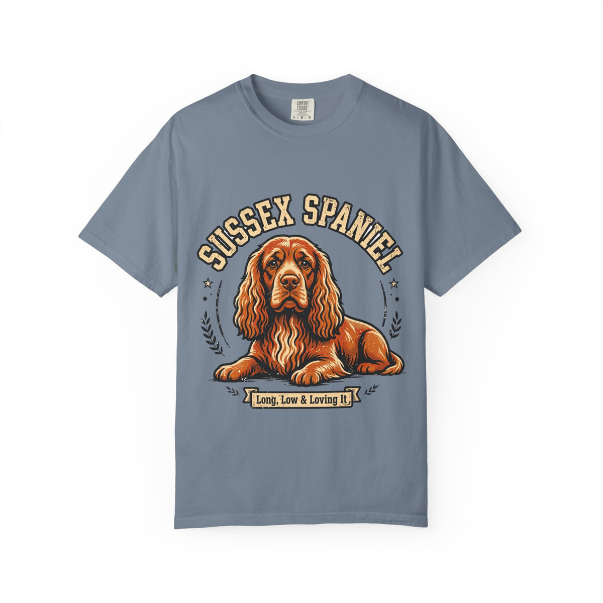 'Chill Chaser' Sussex Spaniel T-Shirt — alternate view
