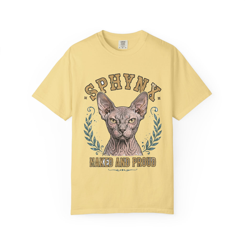 'Naked And Proud' Sphynx T-Shirt — alternate view