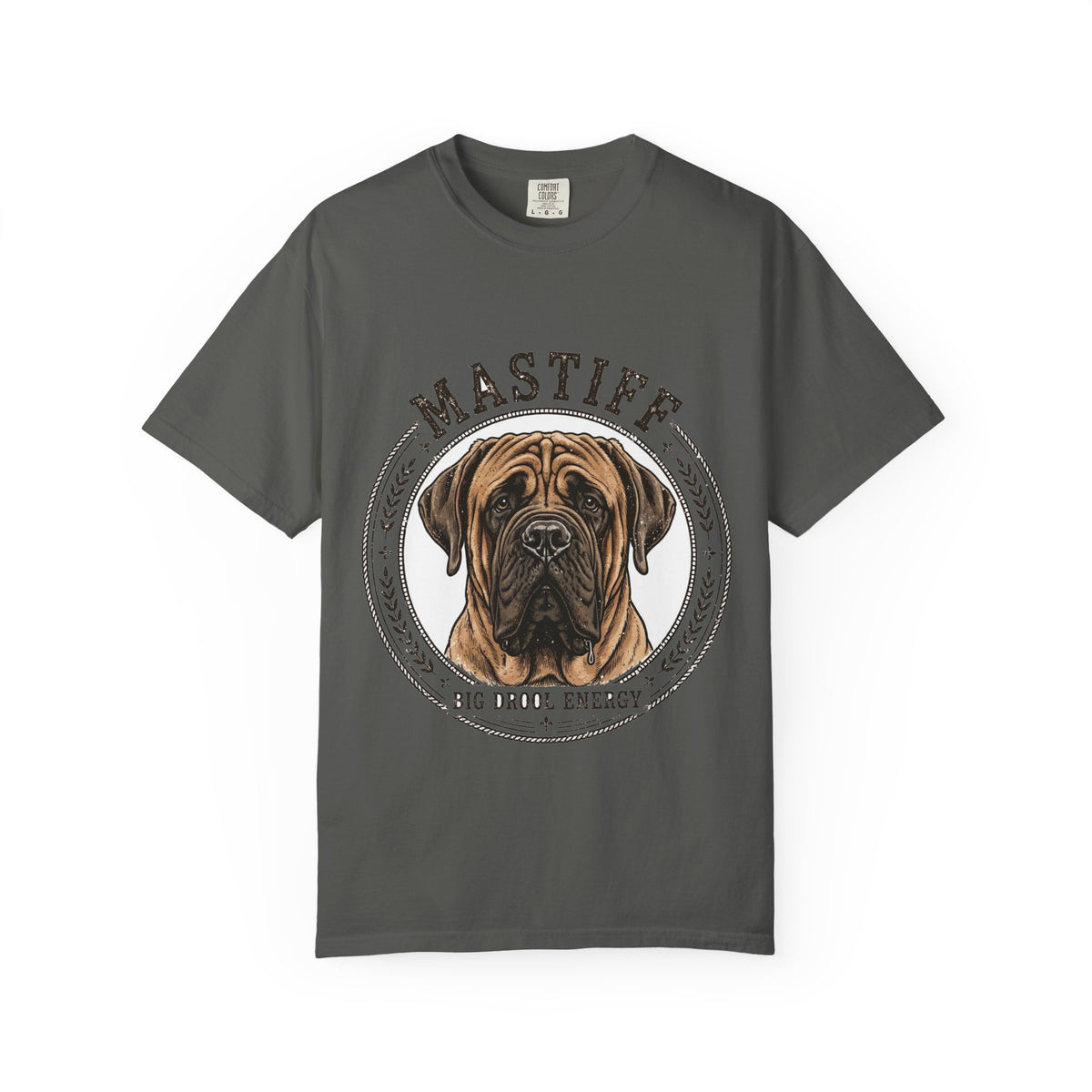 'Big Drool Energy' Mastiff T-Shirt — alternate view