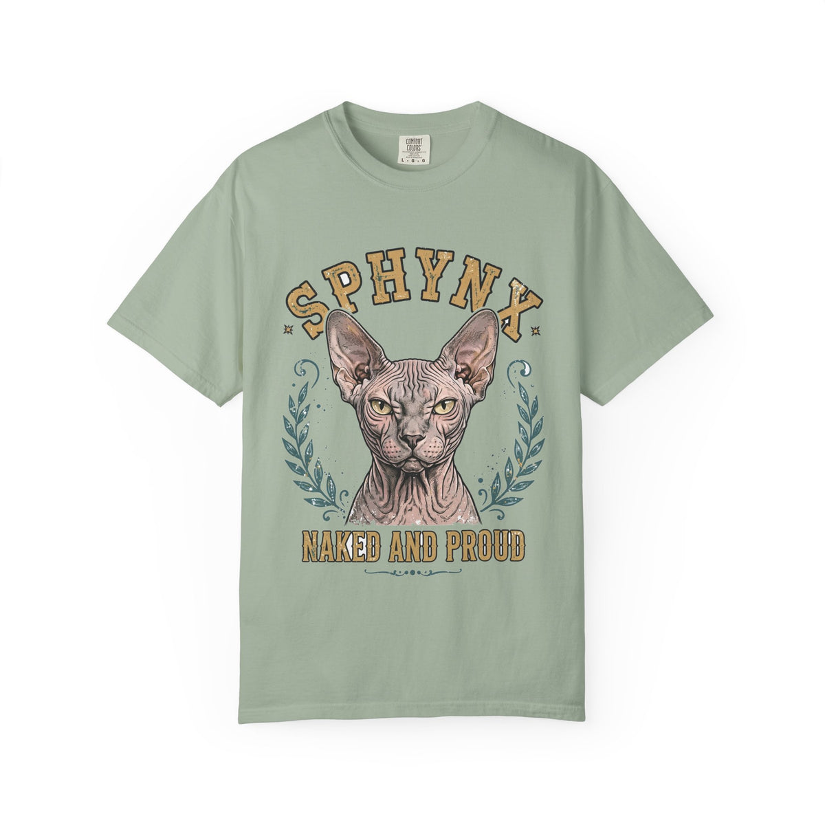 'Naked And Proud' Sphynx T-Shirt — alternate view